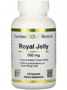 Заказать California Gold Nutrition Royal Jelly 500 мг 120 капс