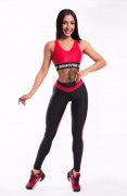 Заказать BonaFide Лосины My Heart Will Go On (Total Black & Red)